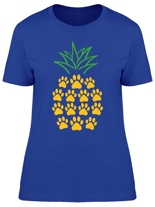 Pineapple Made Of Dog Paws Women's T-shirt