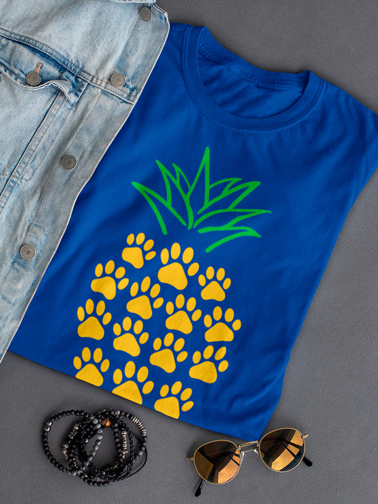 Pineapple Made Of Dog Paws Women's T-shirt