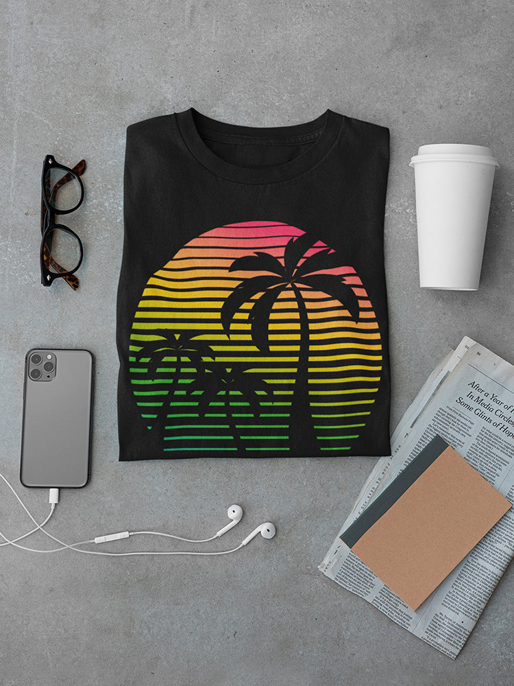 Colorful Palm Trees Men's T-shirt