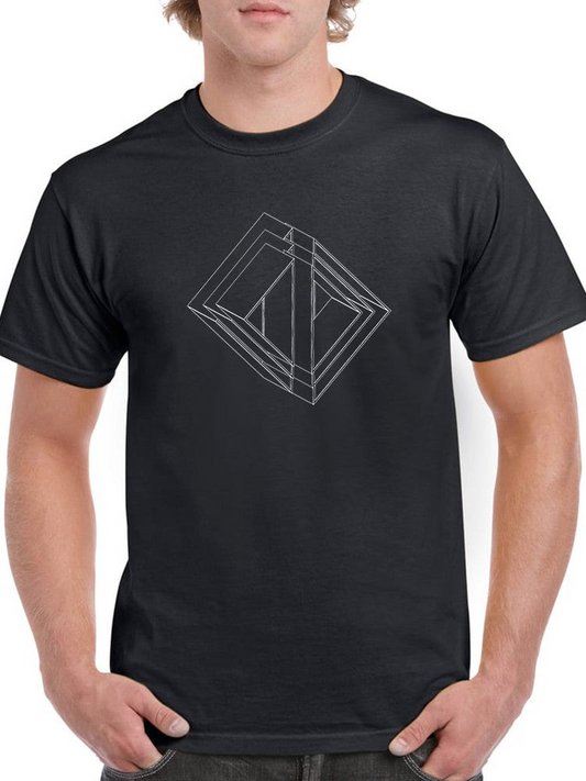 3D Triangles Men's T-shirt