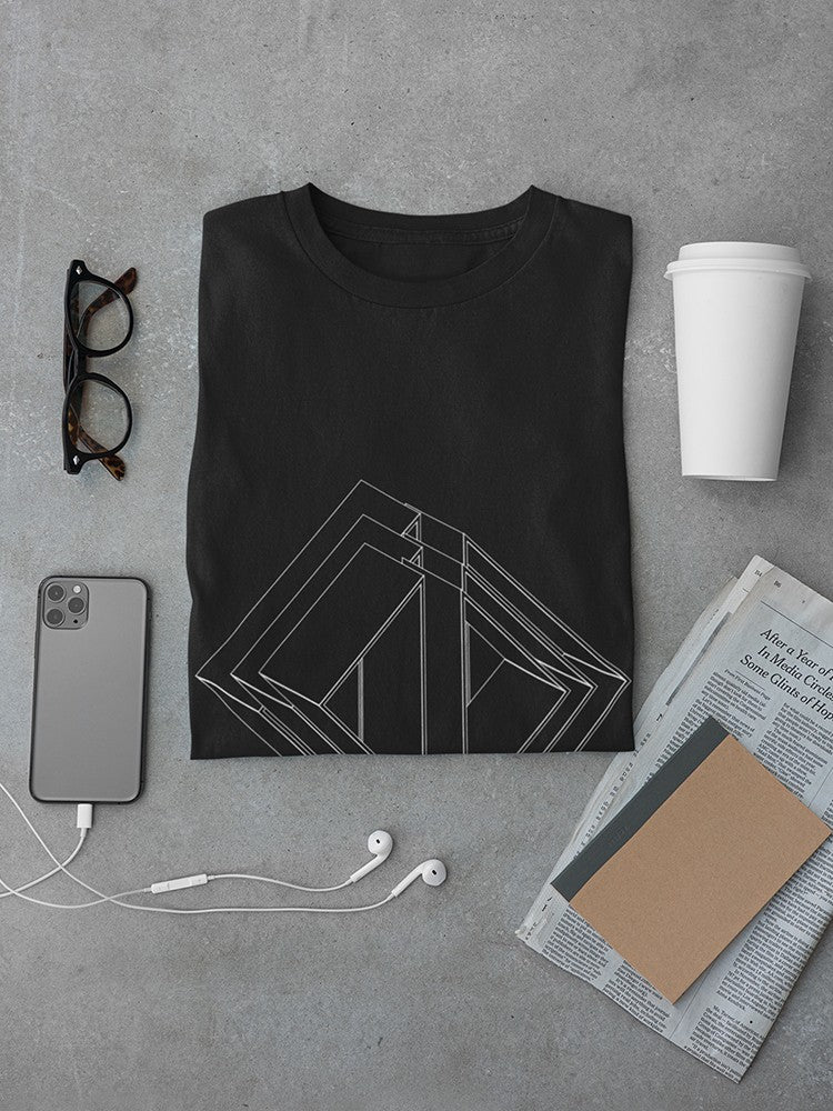 3D Triangles Men's T-shirt