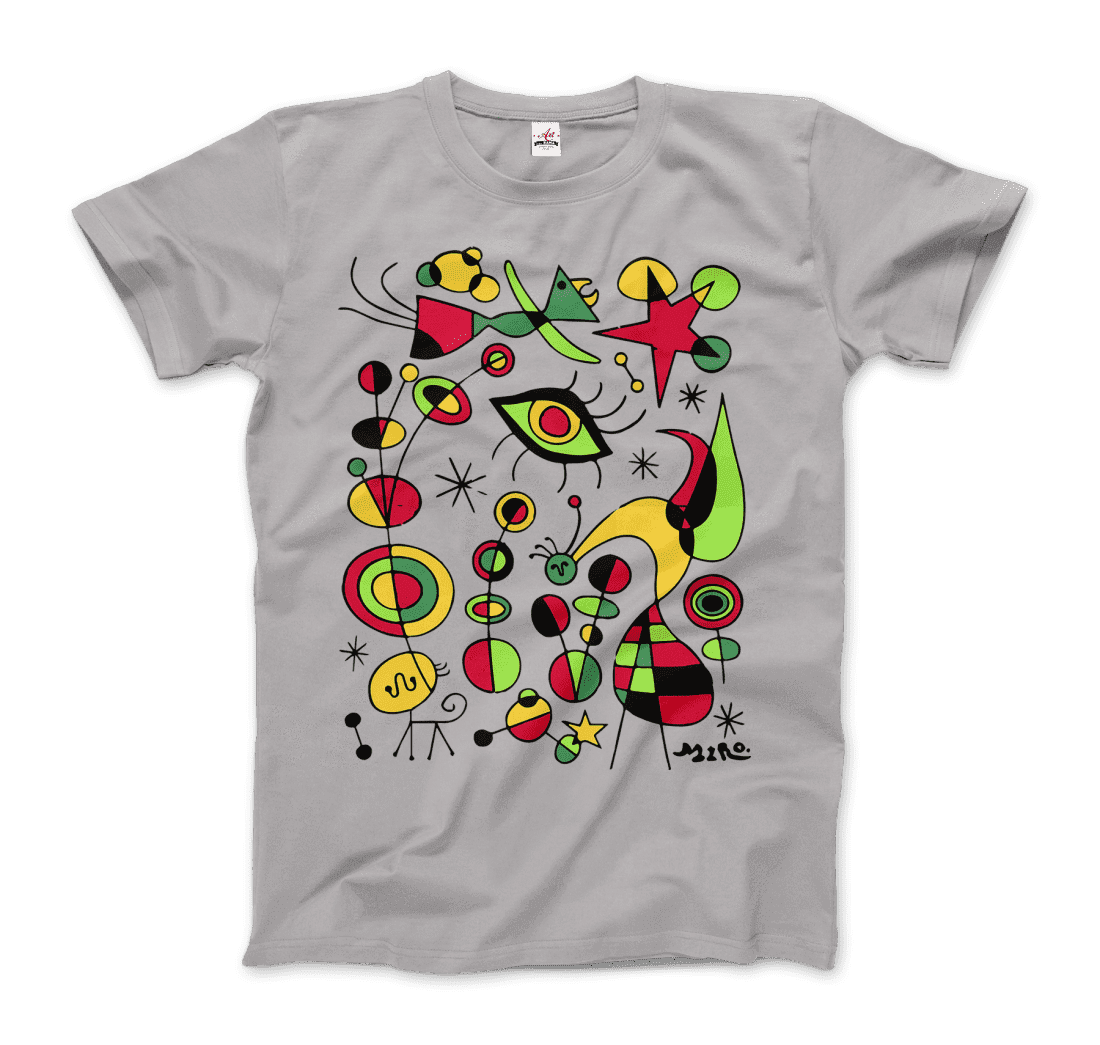 Joan Miro Peces de Colores (Colorful Fish) Artwork T-Shirt