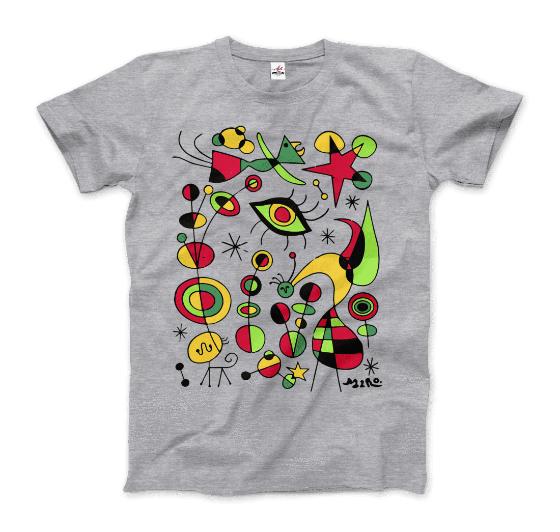 Joan Miro Peces de Colores (Colorful Fish) Artwork T-Shirt