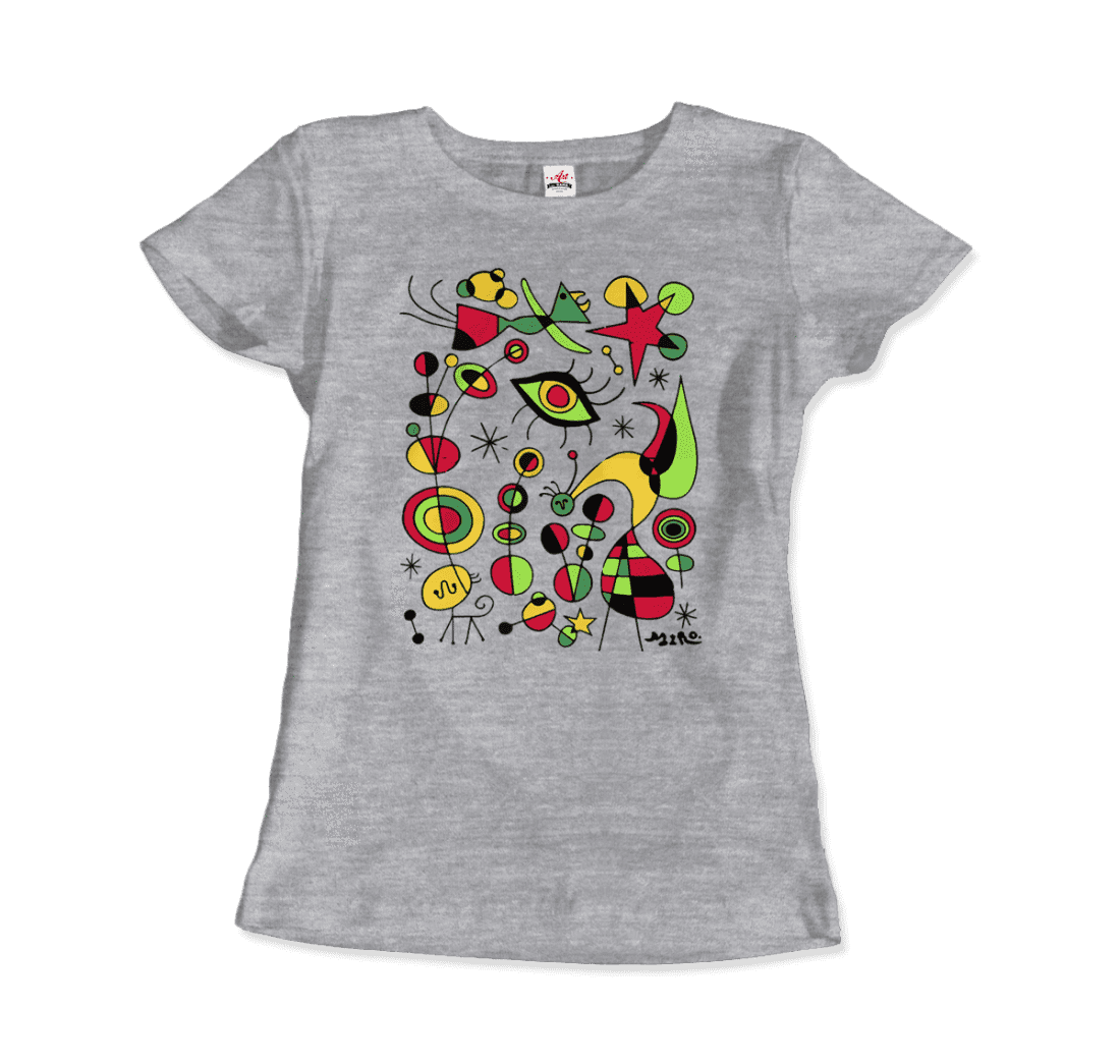 Joan Miro Peces de Colores (Colorful Fish) Artwork T-Shirt