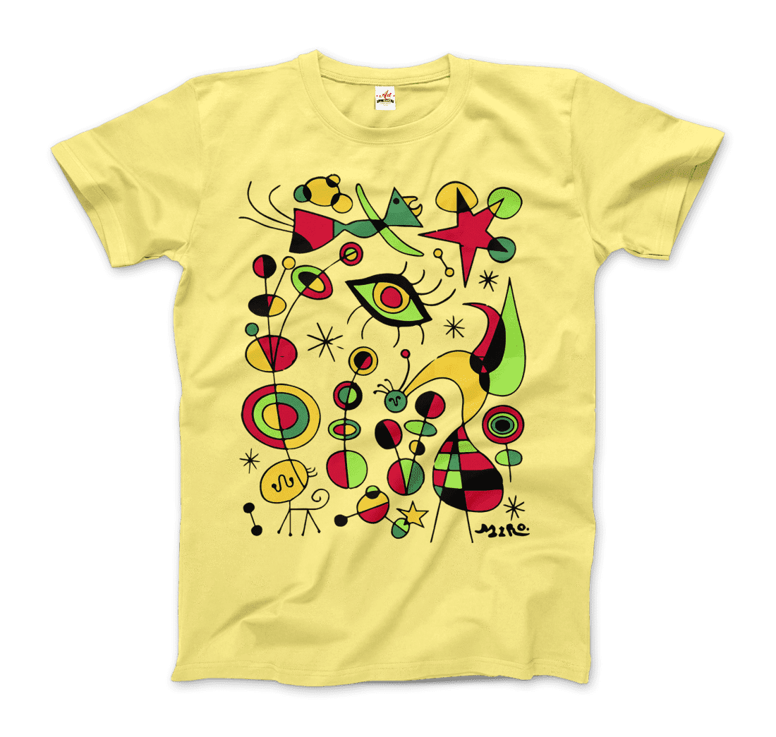 Joan Miro Peces de Colores (Colorful Fish) Artwork T-Shirt