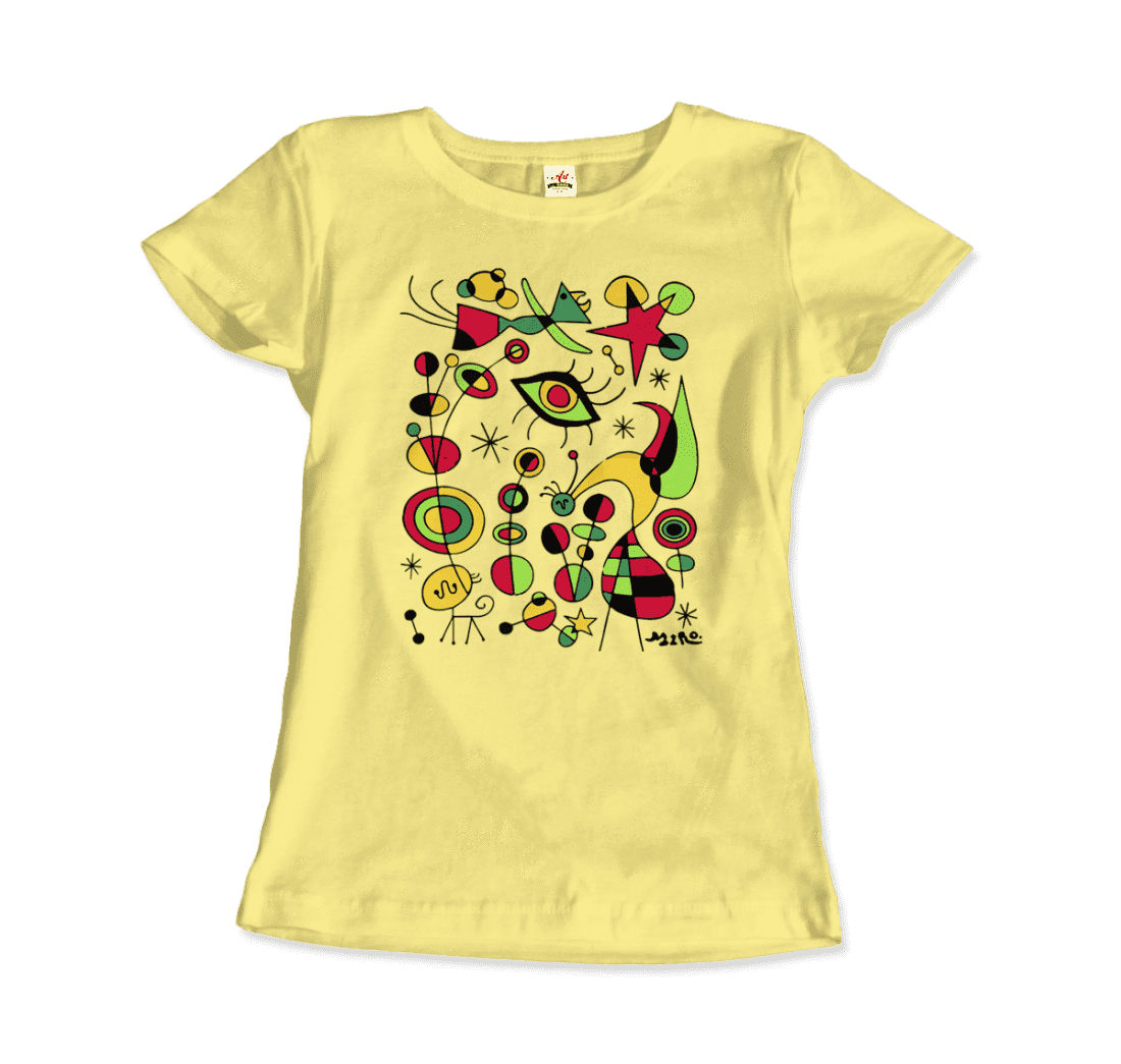 Joan Miro Peces de Colores (Colorful Fish) Artwork T-Shirt