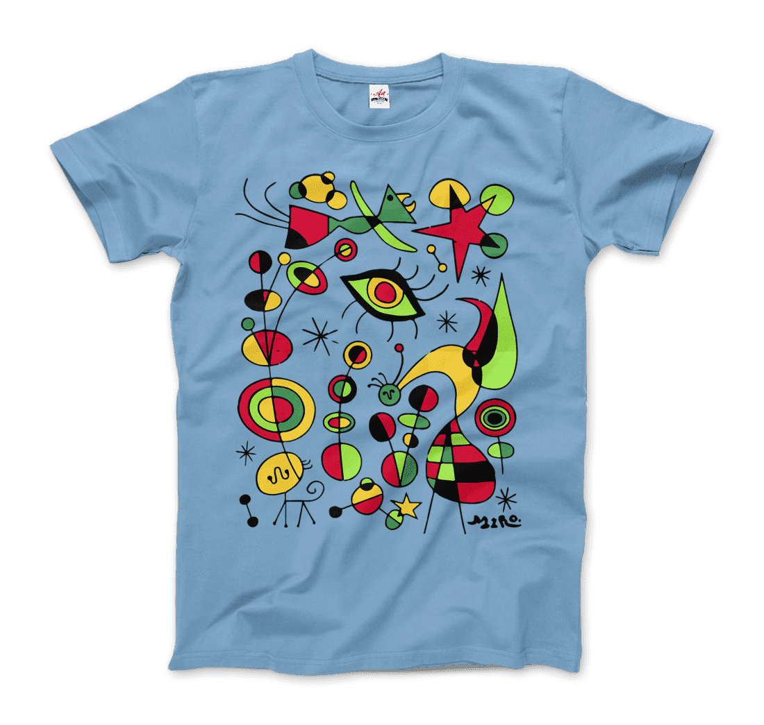 Joan Miro Peces de Colores (Colorful Fish) Artwork T-Shirt