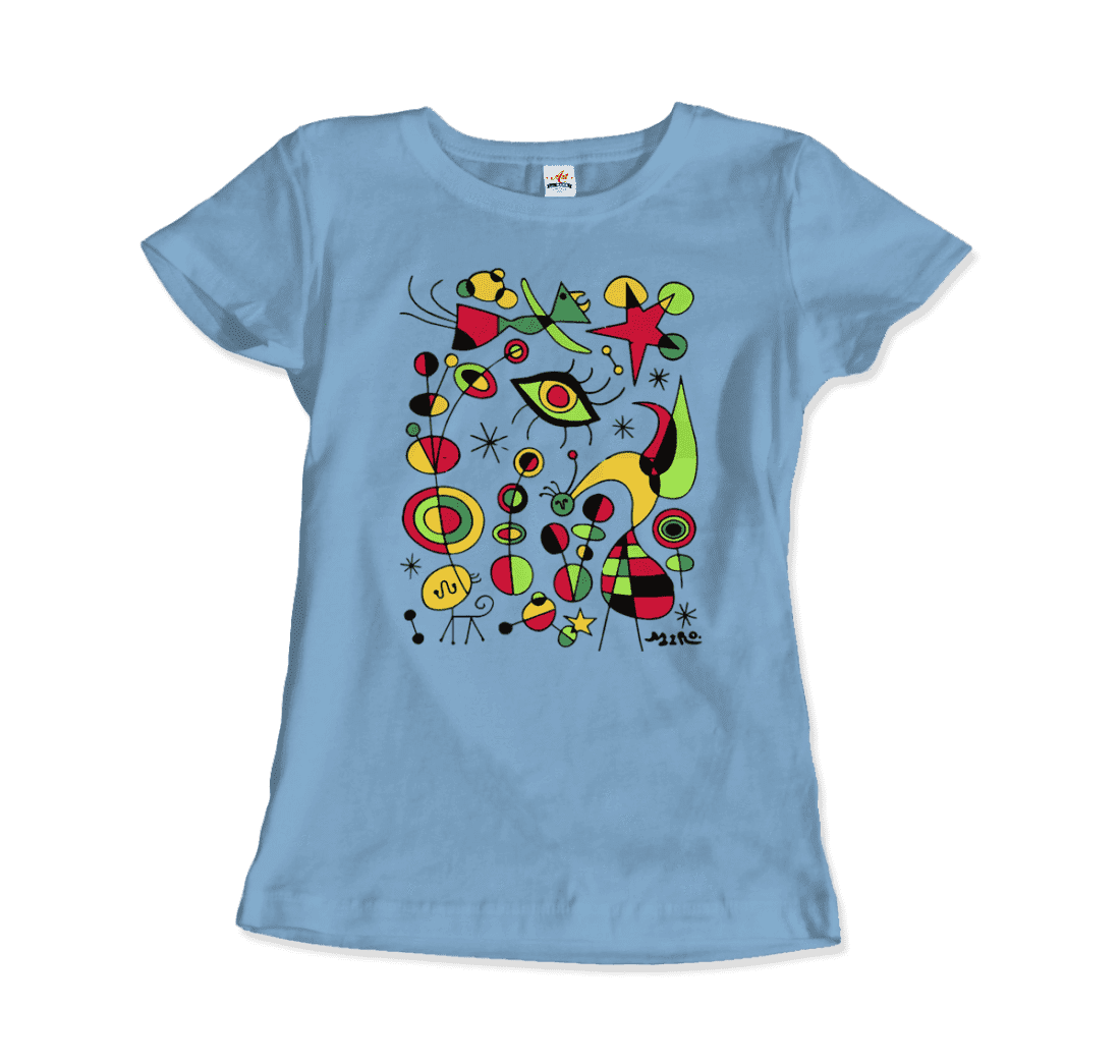 Joan Miro Peces de Colores (Colorful Fish) Artwork T-Shirt