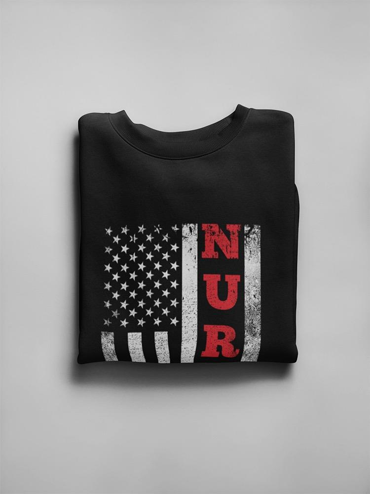 Nurse American Flag Sweatshirt Men's -GoatDeals Designs