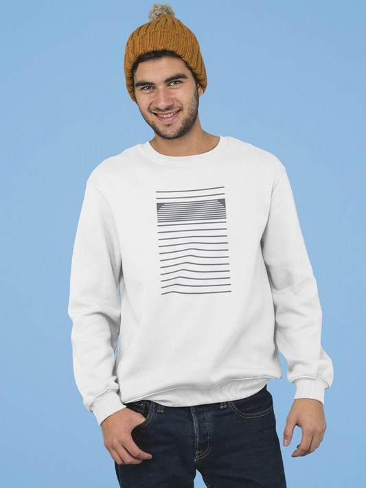 Mesmerizing Lines Pattern Sweatshirt Men's -GoatDeals Designs