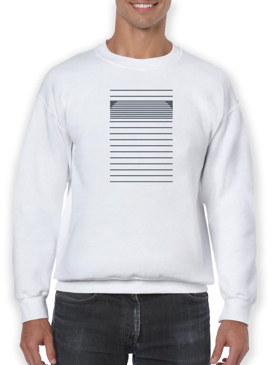 Mesmerizing Lines Pattern Sweatshirt Men's -GoatDeals Designs