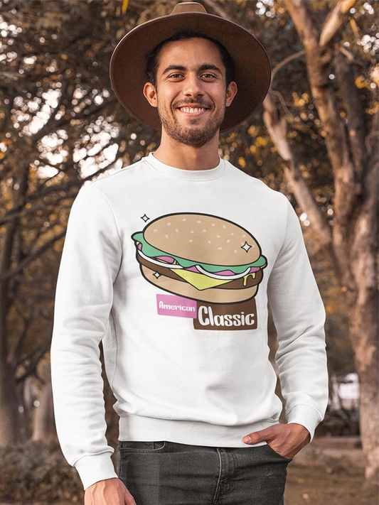 Burger American Classic Sweatshirt Men's