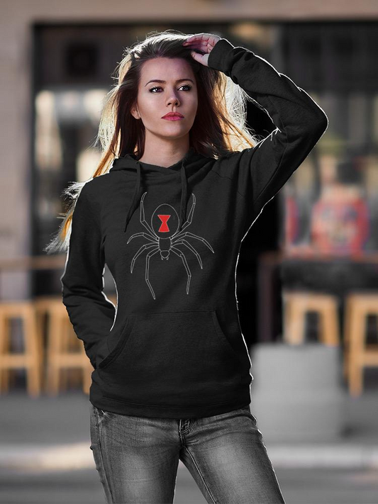 Urban Black Spider Hoodie