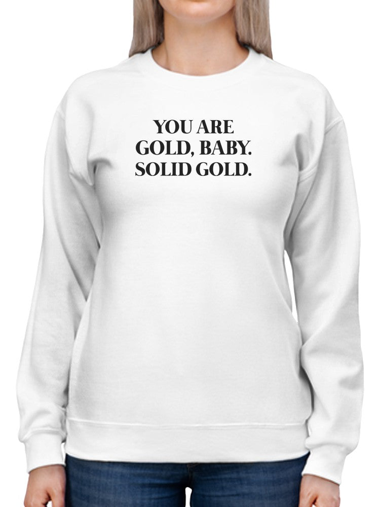 Solid Gold Women's Sweatshirt