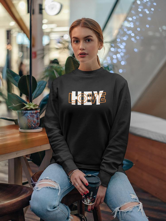 Hey Love Trendy Sweatshirt