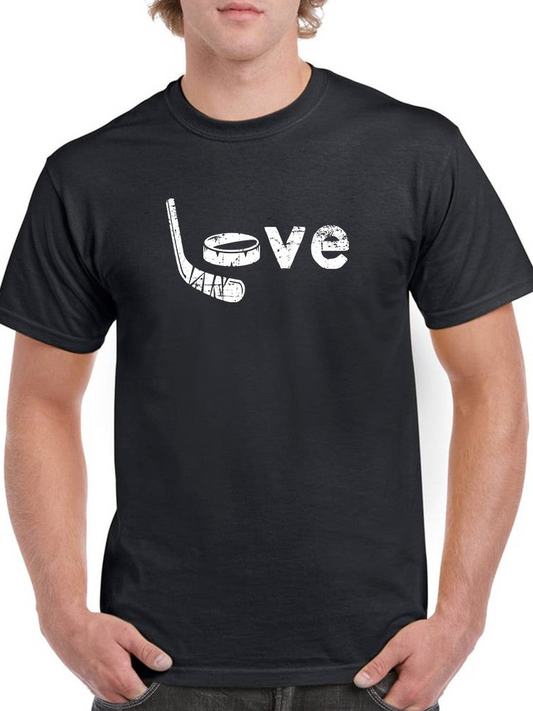 Love Hockey Tee Men's -GoatDeals Designs