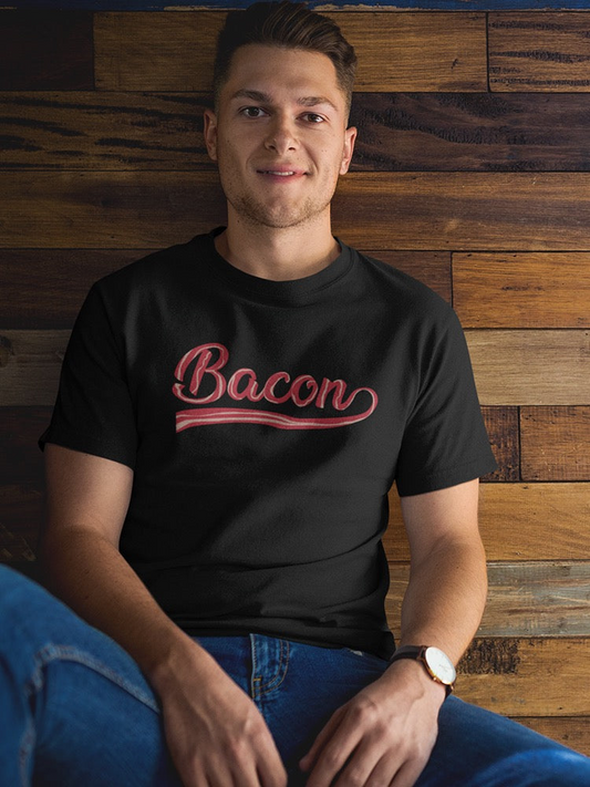 Bacon Lettering Men's T-shirt