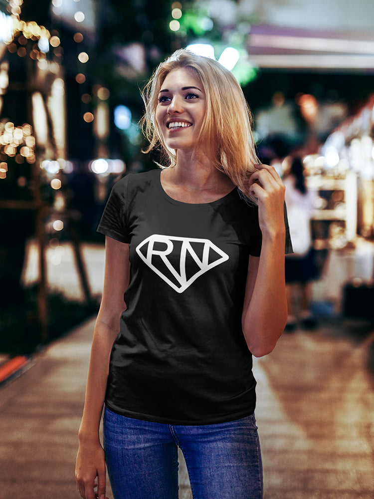 Registered Nurse In Diamond  Women's T-Shirt