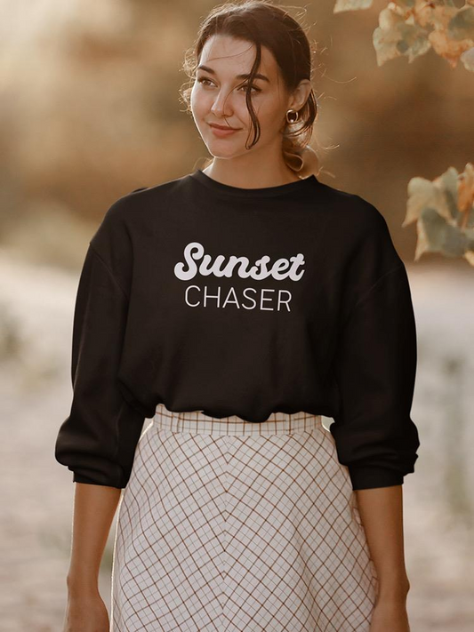 Sunset Chaser Sweatshirt -SmartPrintsInk Designs