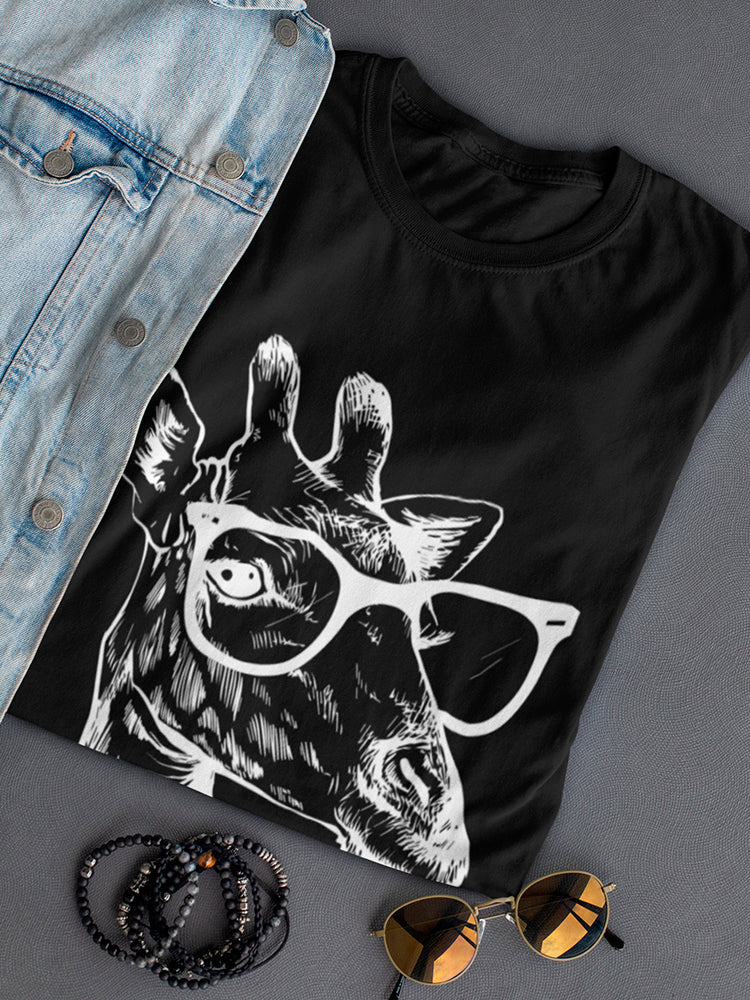 Cool Giraffe With Glasses Women's T-shirt