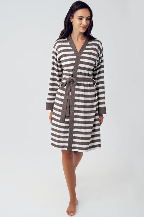 Mommy Short Maternity Coffee Robe