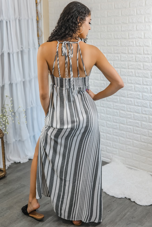 Mantana Maxi Dress with Side Slit