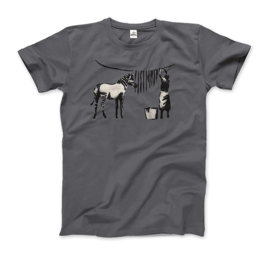 Banksy Zebra Stripes Artwork T-Shirt