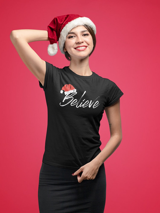 Believe The Magic Of Christmas Women's T-shirt