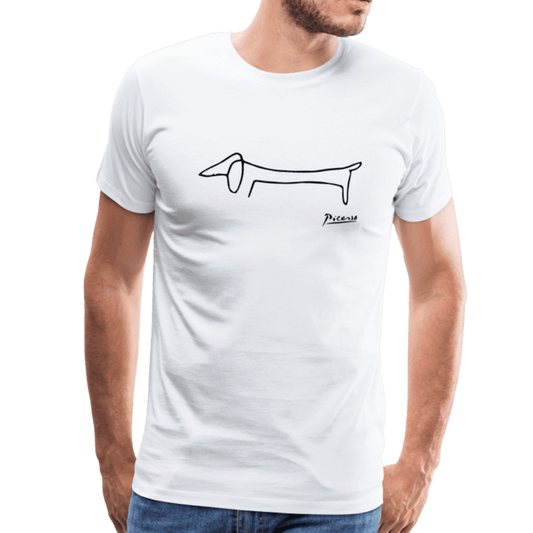 Pablo Picasso Dachshund Dog (Lump) Artwork T-Shirt