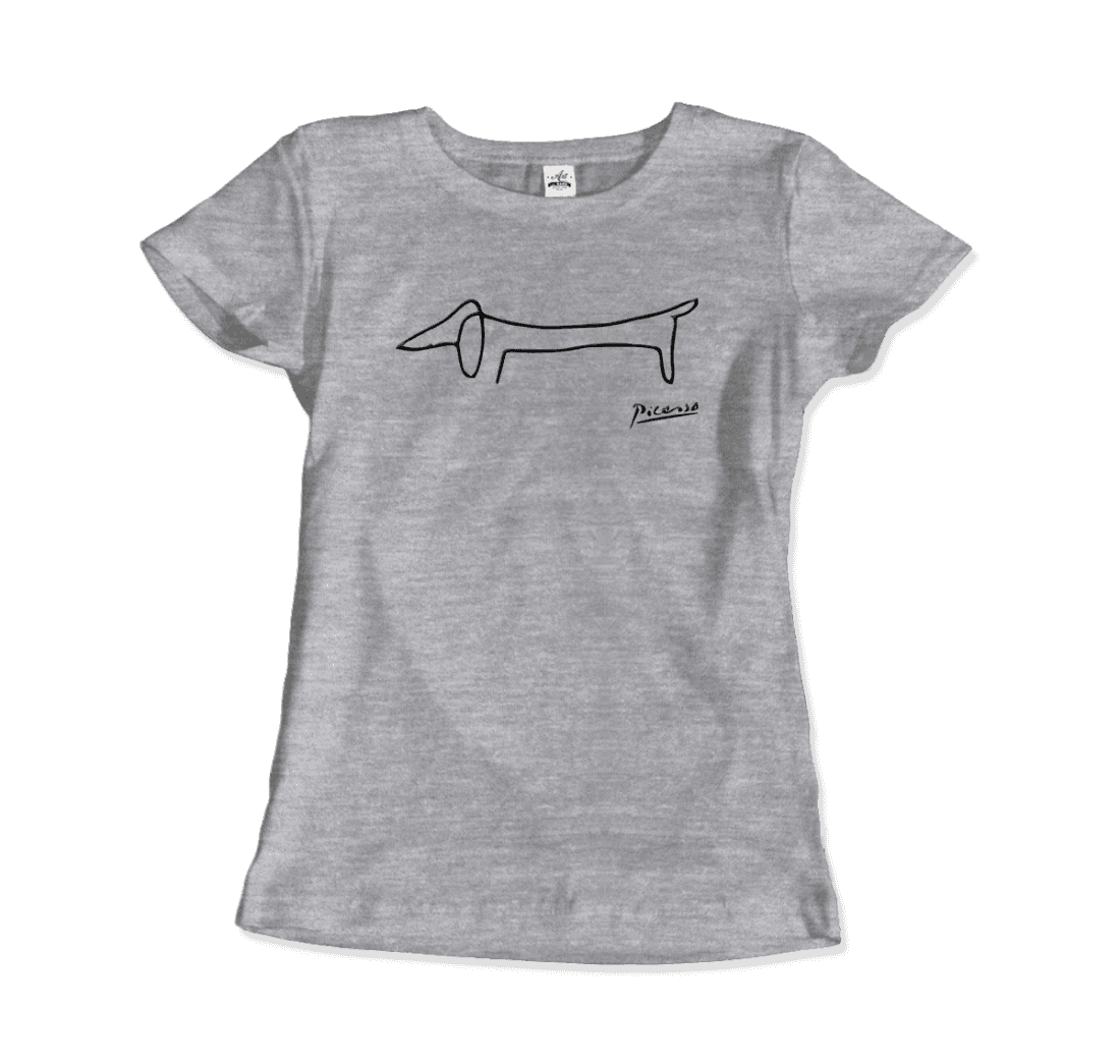 Pablo Picasso Dachshund Dog (Lump) Artwork T-Shirt