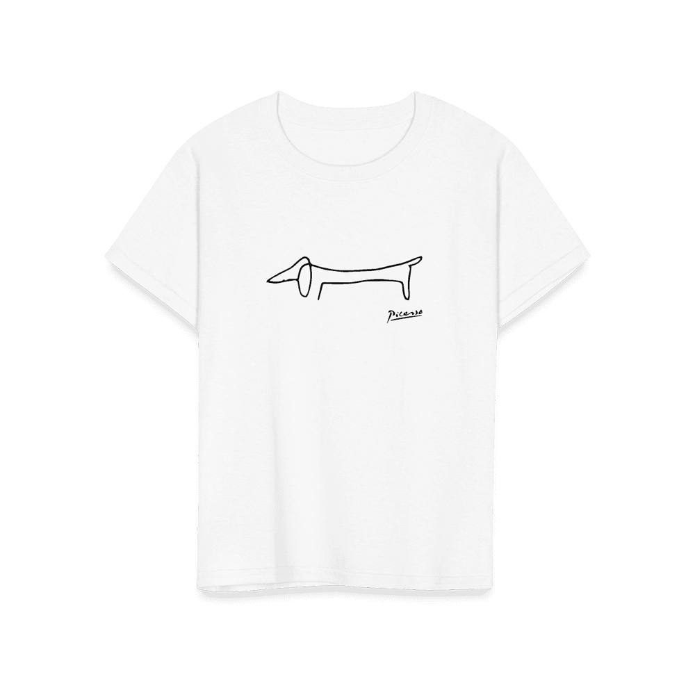 Pablo Picasso Dachshund Dog (Lump) Artwork T-Shirt