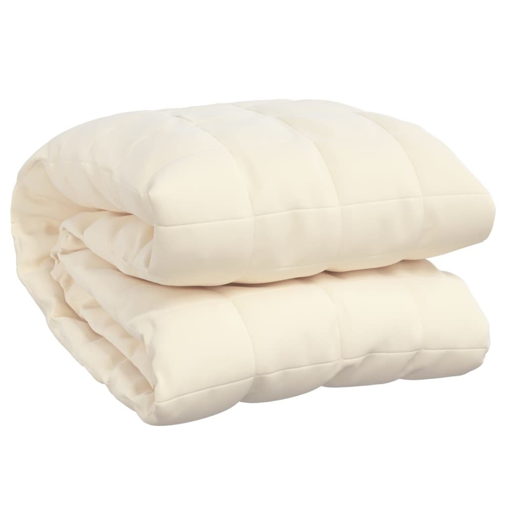 22lb Queen Cream Weighted Blanket