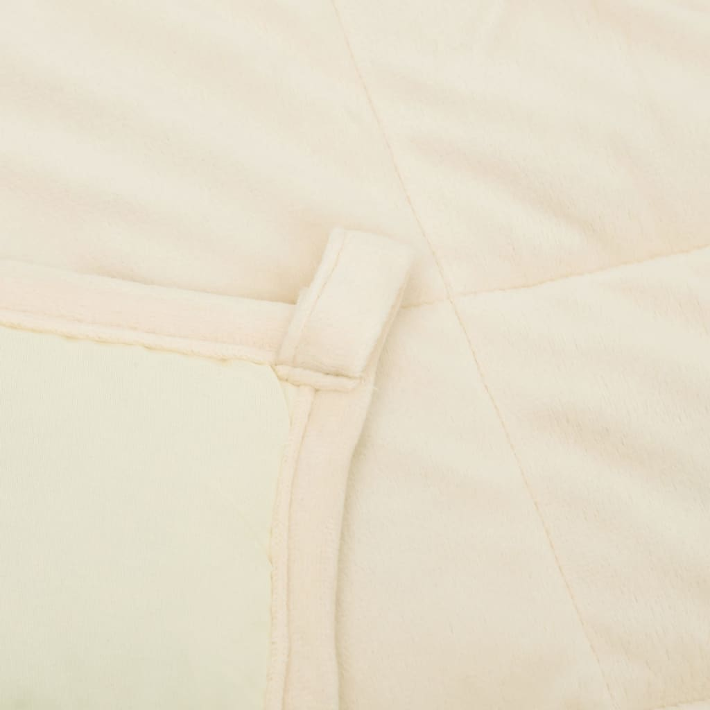 22lb Queen Cream Weighted Blanket