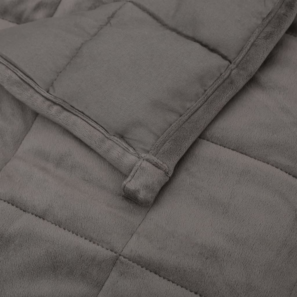 22lb Queen Dark Gray Weighted Blanket