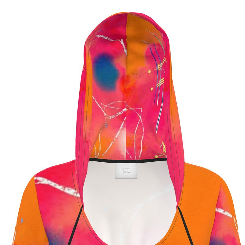 Sunburst Cozy Hoodie Dress