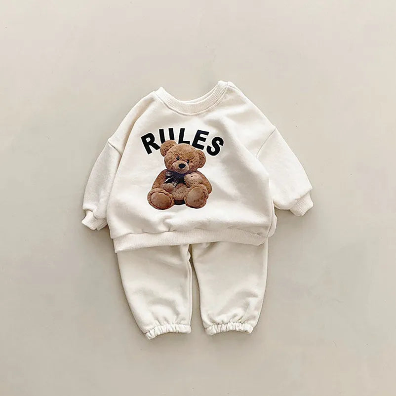 Pants and Sweatshirt Set "Bear Rules"