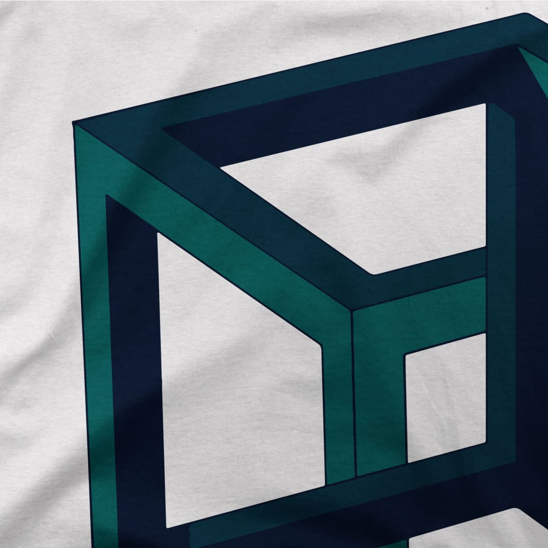 MC Escher Impossible Cube T-Shirt