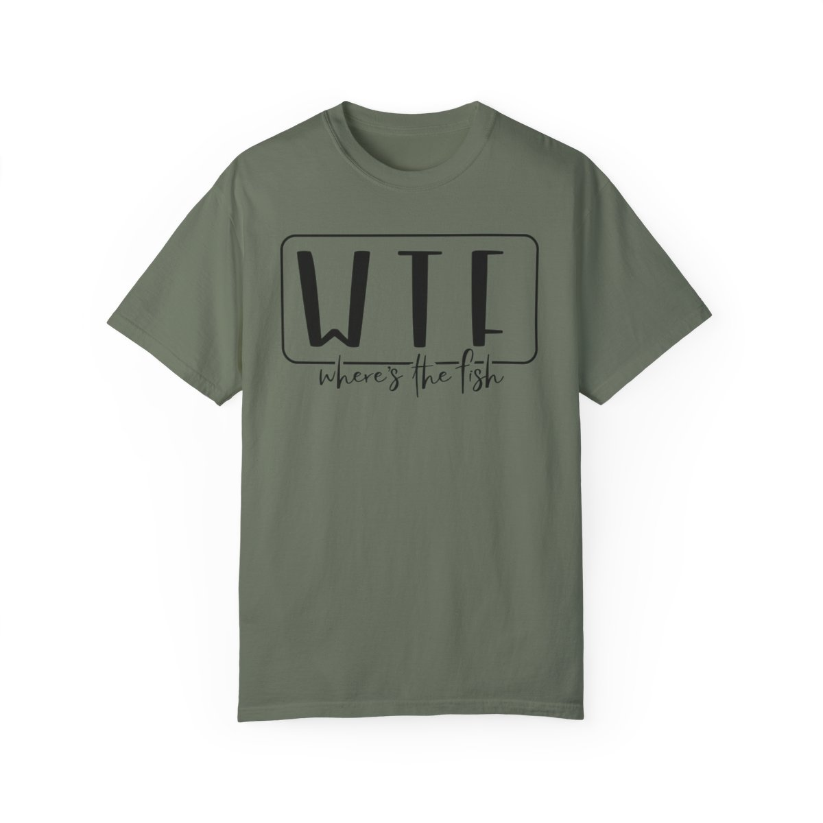 WTF – Where’s The Fish Unisex Garment-Dyed T-shirt