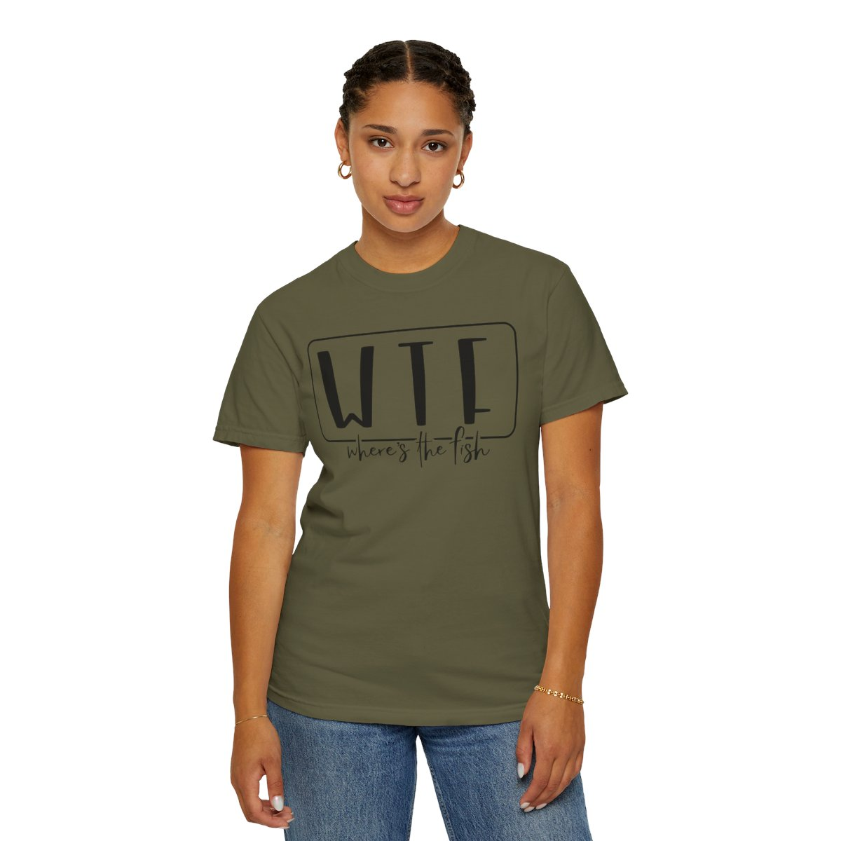 WTF – Where’s The Fish Unisex Garment-Dyed T-shirt