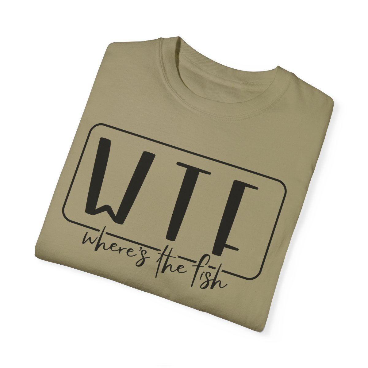 WTF – Where’s The Fish Unisex Garment-Dyed T-shirt