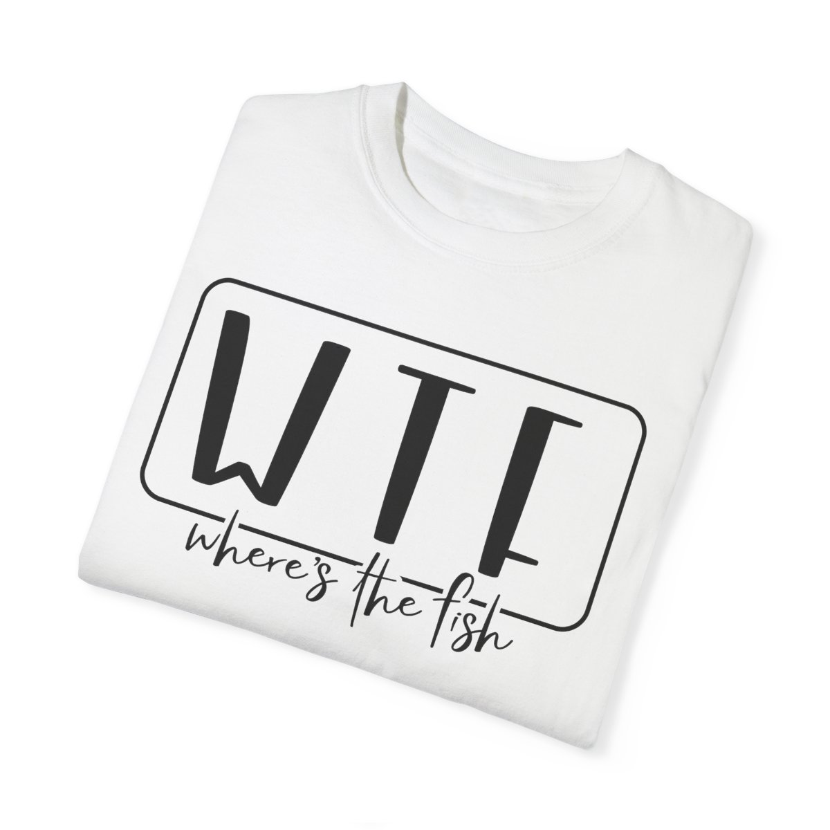 WTF – Where’s The Fish Unisex Garment-Dyed T-shirt