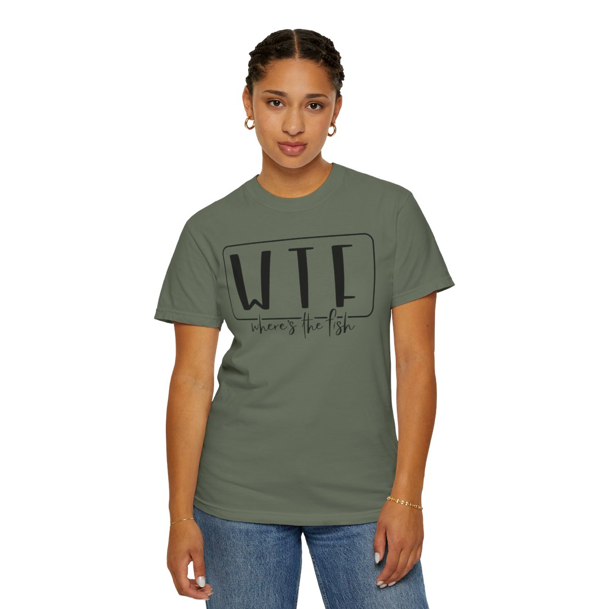 WTF – Where’s The Fish Unisex Garment-Dyed T-shirt