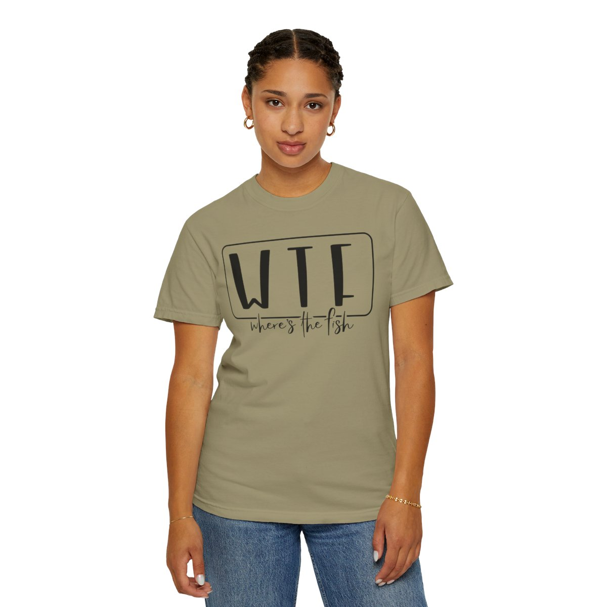 WTF – Where’s The Fish Unisex Garment-Dyed T-shirt