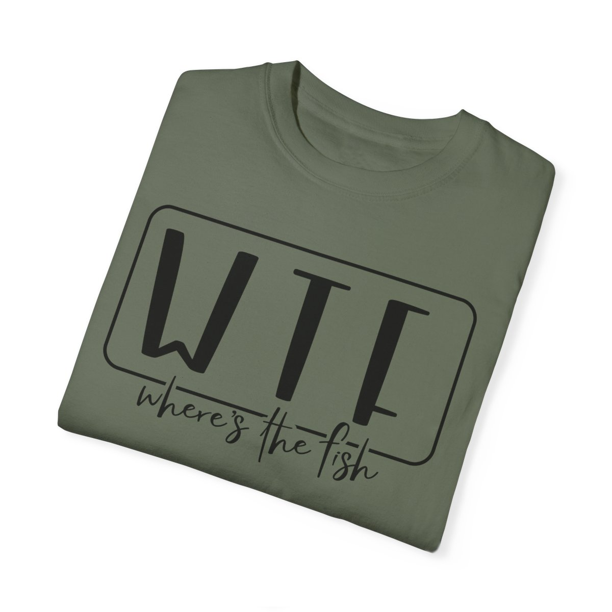 WTF – Where’s The Fish Unisex Garment-Dyed T-shirt