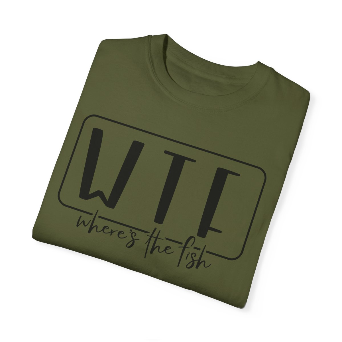 WTF – Where’s The Fish Unisex Garment-Dyed T-shirt