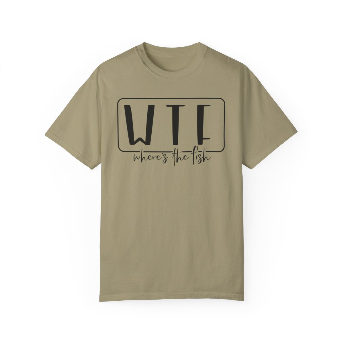 WTF – Where’s The Fish Unisex Garment-Dyed T-shirt