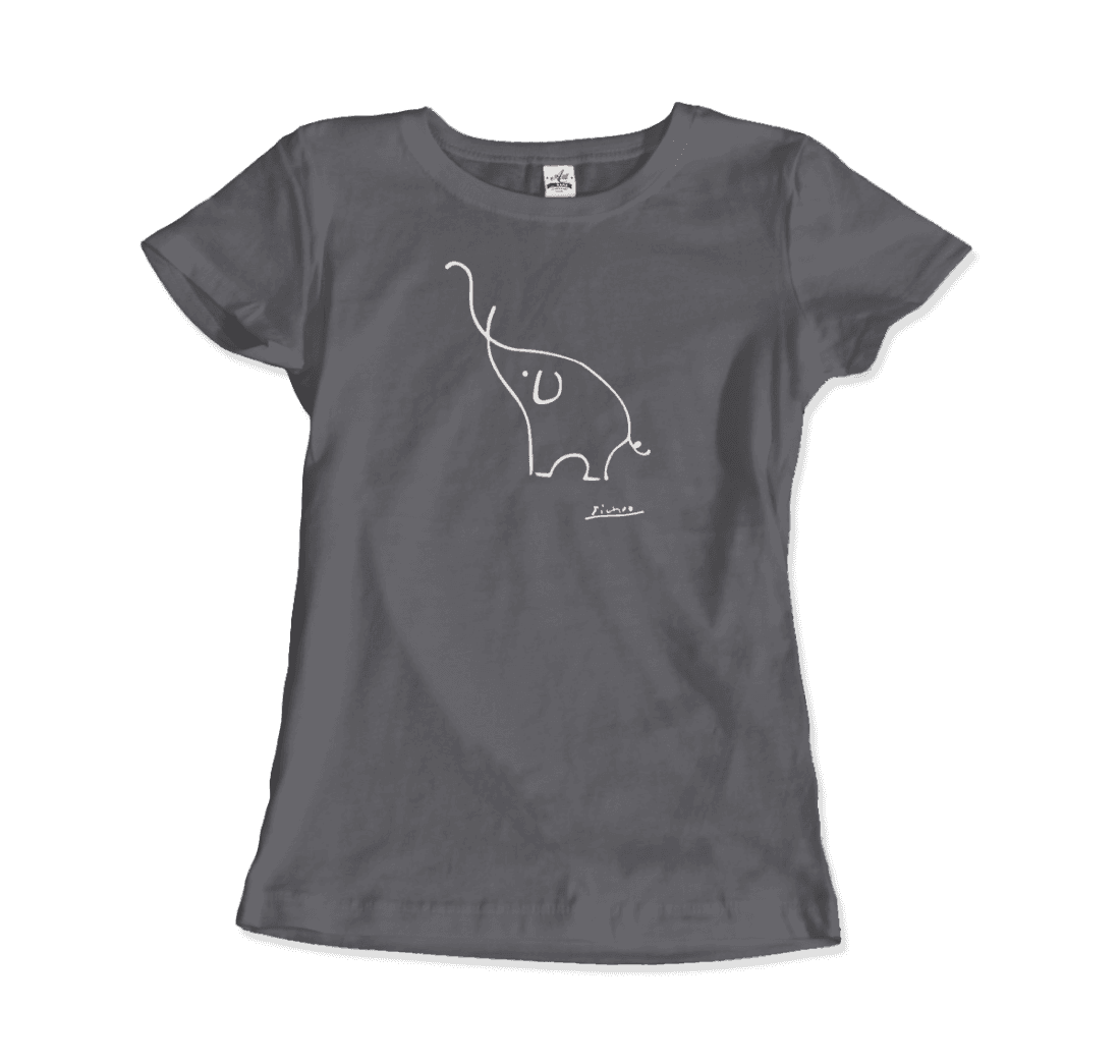 Pablo Picasso Elephant Sketch Artwork T-Shirt