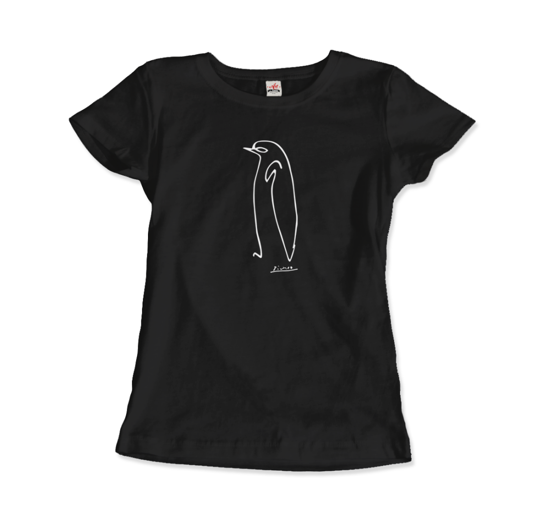 Pablo Picasso Penguin Line Artwork T-Shirt