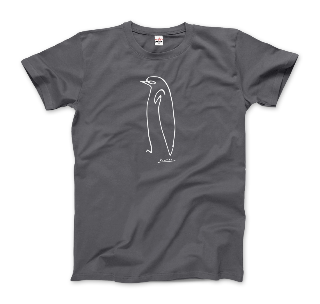 Pablo Picasso Penguin Line Artwork T-Shirt