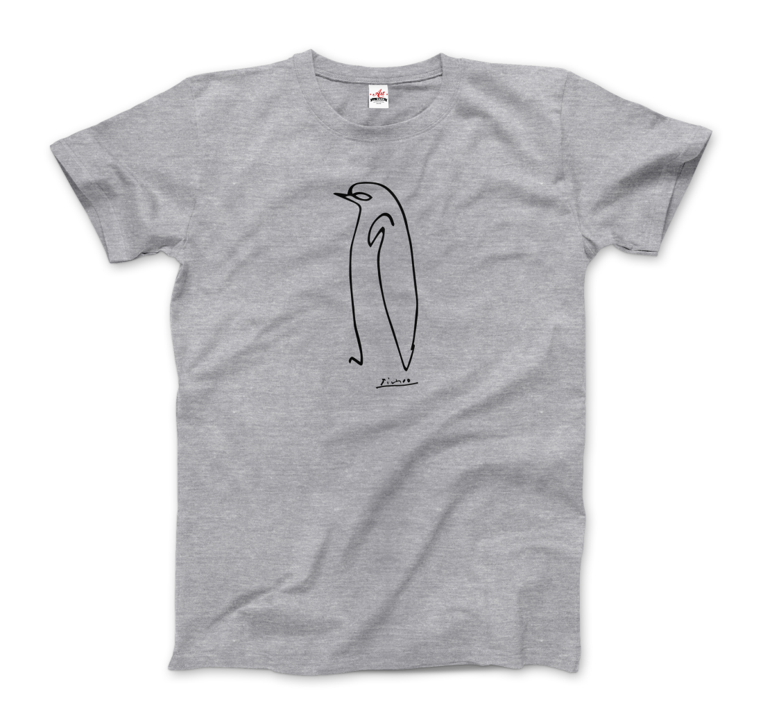 Pablo Picasso Penguin Line Artwork T-Shirt